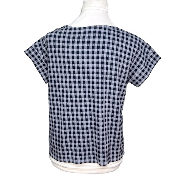 Madewell Gingham Button Shoulder Blouse - Picture 4 of 7